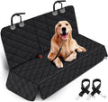 Premium Waterproof Dog Car Seat Cover - Non-Slip Back Seat Protector for Pets, Fits Most Cars, SUVs, and Trucks - Black