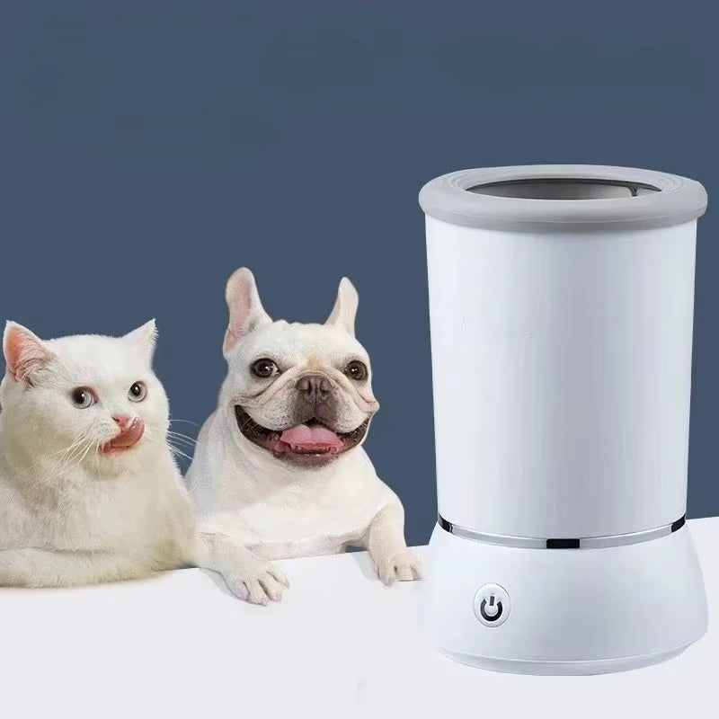 2 in 1 USB Charge Electrical Pets Dogs Paw Washing Cup Cleaner with Shampoo Bottle Accessories Dogs Paw Washing Cup