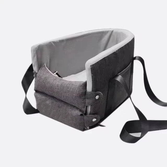 Portable Dog & Cat Car Seat Carrier - Safe Travel Bed for Small Pets