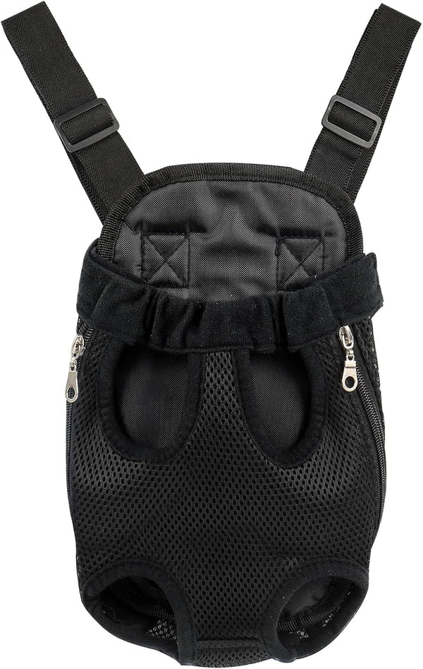 Portable Dog Carrier Backpack - Hands-Free Front Pack for Hiking & Travel