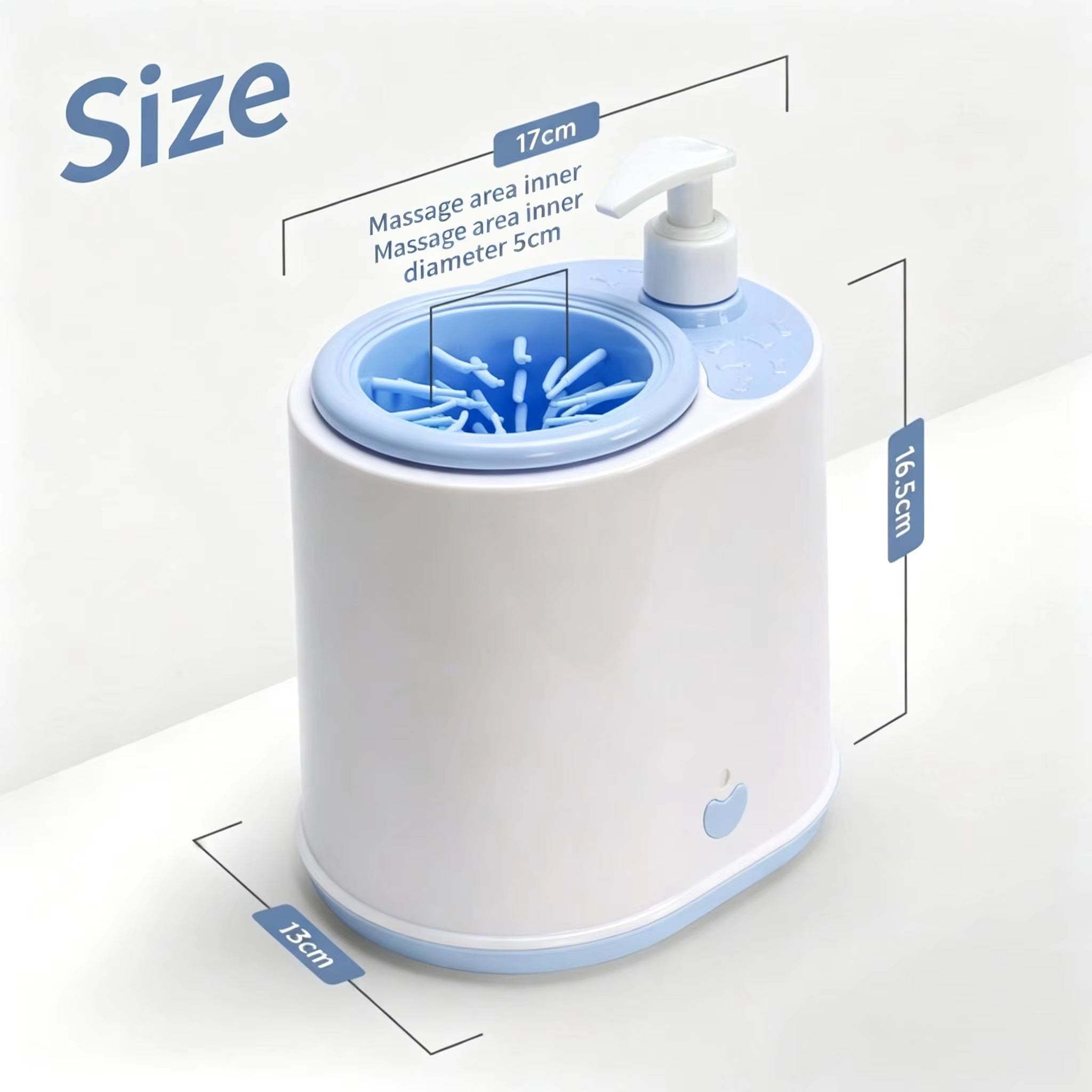 2 in 1 USB Charge Electrical Pets Dogs Paw Washing Cup Cleaner with Shampoo Bottle Accessories Dogs Paw Washing Cup