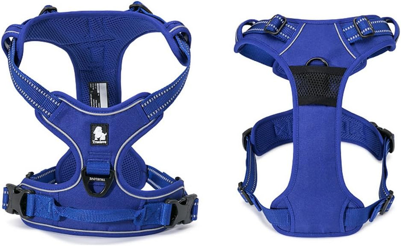 Reflective No-Pull Dog Harness - Adjustable Padded Vest with Comfort Control