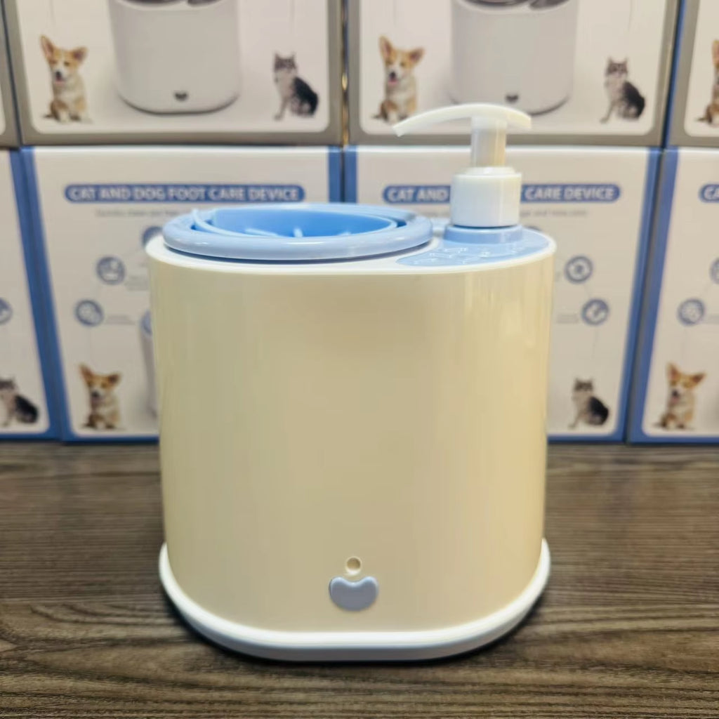 2 in 1 USB Charge Electrical Pets Dogs Paw Washing Cup Cleaner with Shampoo Bottle Accessories Dogs Paw Washing Cup